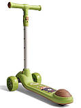 Дитячий триколісний самокат Scooter Happy 616-3, самокат для дитини., фото 4