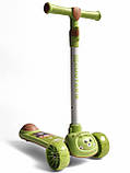 Дитячий триколісний самокат Scooter Happy 616-3, самокат для дитини., фото 5