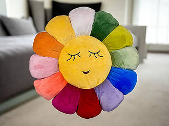 Подушка з ефектом пам'яті "Сонячні смайлики 1"