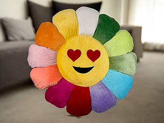 Подушка з ефектом пам'яті "Сонячні смайлики 3"