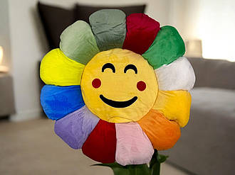 Подушка з ефектом пам'яті "Сонячні смайлики 4"