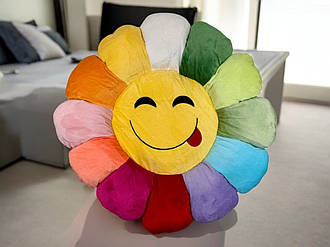 Подушка з ефектом пам'яті "Сонячні смайлики 5"