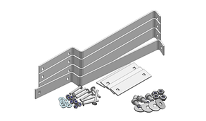 Кріплення з нержавіючої сталі INOX для монтажу вентиляційної шахти на дах