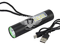 Фонарик ручной (КНР) LED+USB,605,