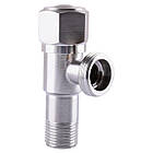 Кран кульовий кутовий Professional 1/2″х3/4″ NV-QP888, фото 4