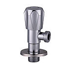 Кран вентильний кутовий Professional 1/2″X3/4″ NV-QP999, фото 3