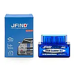 Автосканер JFIND JF327 ELM327 v1.5 OBD2 Bluetooth 5.1 чіп PIC18F25K80 для Android/iOs