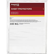 Файл для документів А4+ глянсовий 40 мк Axent d1004. Пачка 20 штук