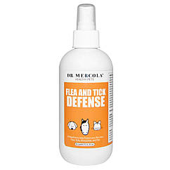 Спрей проти паразитів у тварин, Flea and Tick Defense, Dr. Mercola, 237 мл.