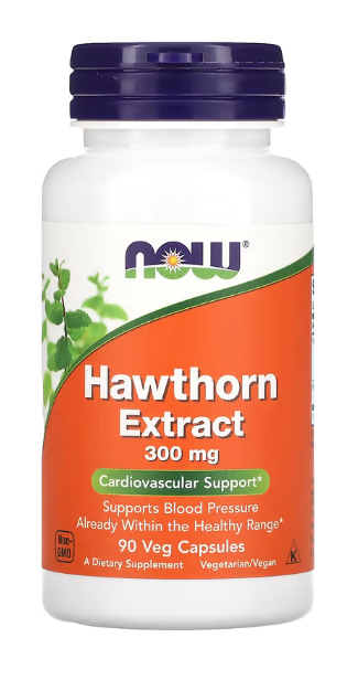 Now Hawthorn Extract 300 mg 90 Veg Caps