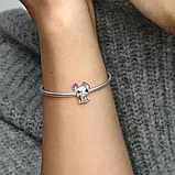 Срібна намистина Pandora «Стіч з м/ф «Ліло і Стіч» 798844C01, фото 6