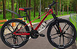 Підлітковий магнієвий 24 Mars Titan литі диски гірський велосипед, фото 2