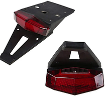 Універсальний 3в1 (стоп, габарит, поворотники) стоп-сигнал у крилі з підсвічуванням номер.