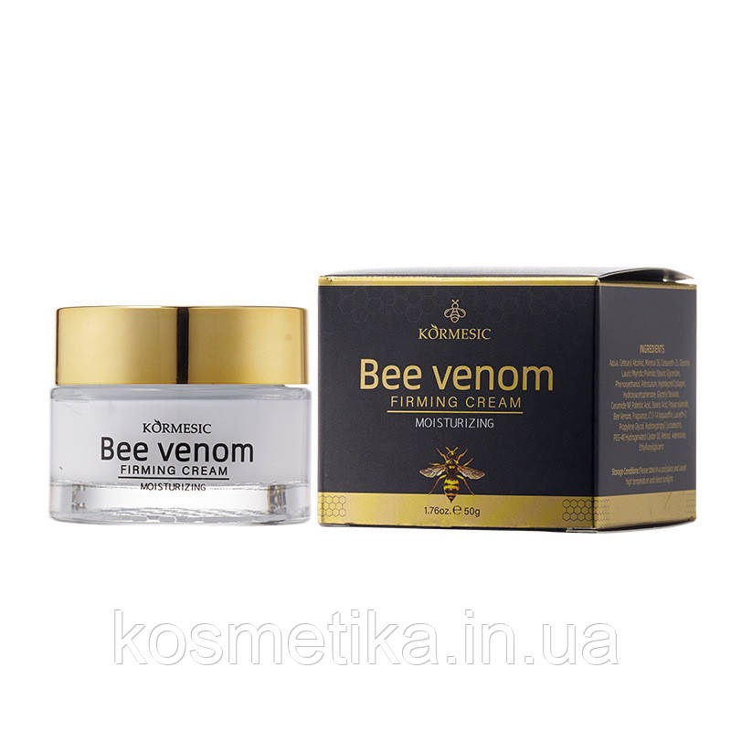 Крем для обличчя від зморшок з бджолиною отрутою KORMESIC Bee Venom (50г)(Прим`ята упаковка!), фото 1