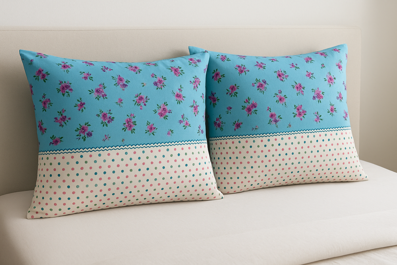 Наволочка (Бязь) "Цветочки" | 50х70 від 2х шт., фото 1