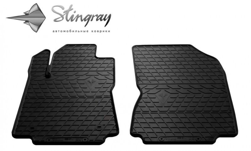 Автомобільні килимки поліки в салон на Peugeot 4008 12-16 передні чорні Stingray Пежо 4008, фото 1