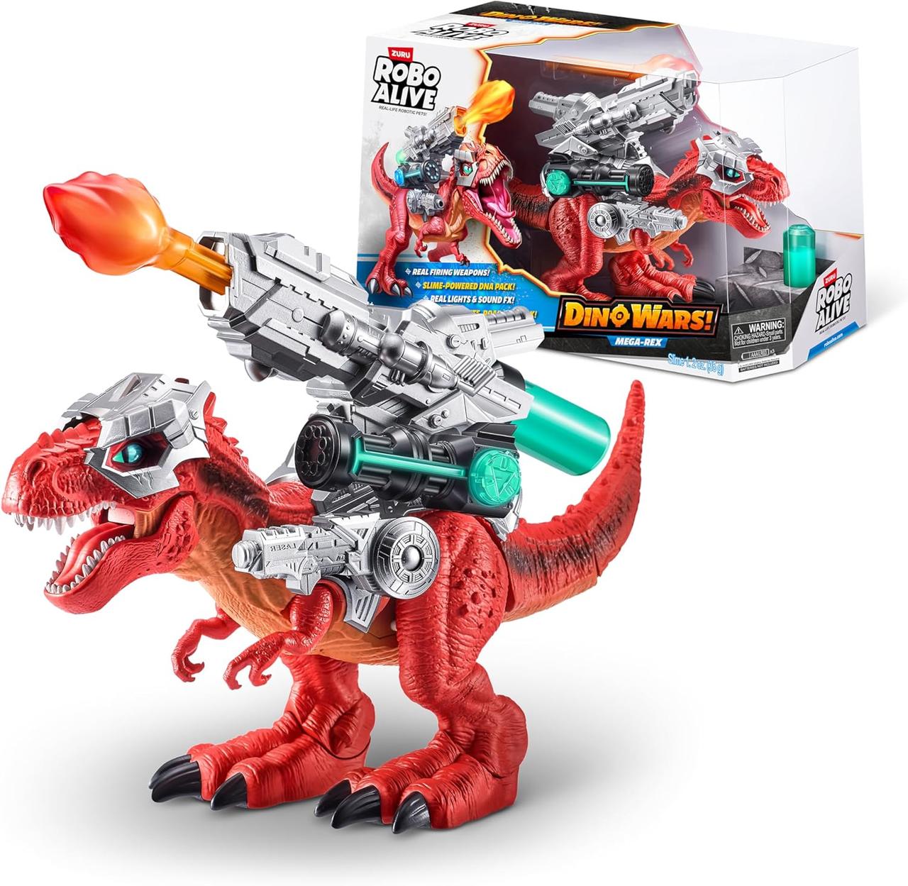 Інтерактивний динозавр Robo Alive Dino Wars Mega-Rex by ZURU війна динозаврів 71101