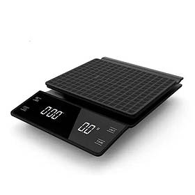 Електронні кухонні ваги RIAS EK6012 LCD акумуляторні 5 кг 1г Black (3_06451)
