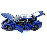 Машинка метал Tesla model S електрокар синя Тесла 1:24 відкр двері баг капот звук світло 17,5*7,5*5,5см (EL 64077), фото 7