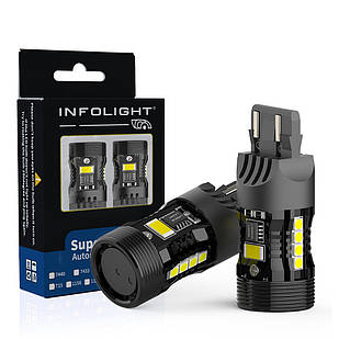Комплект світлодіодних ламп Infolight T20, 7443 (w21/5w)