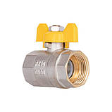 Кран кульовий Thermo Alliance Base для газу 3/4"В "метелик" SD602G20, фото 3