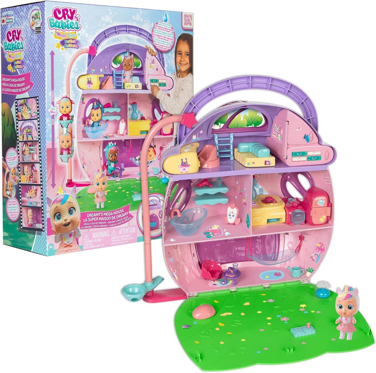 Cry Babies Мега Дім Край Бебі Дрімі світло та звук Cry Babies Magic Tears Dreamys Mega House