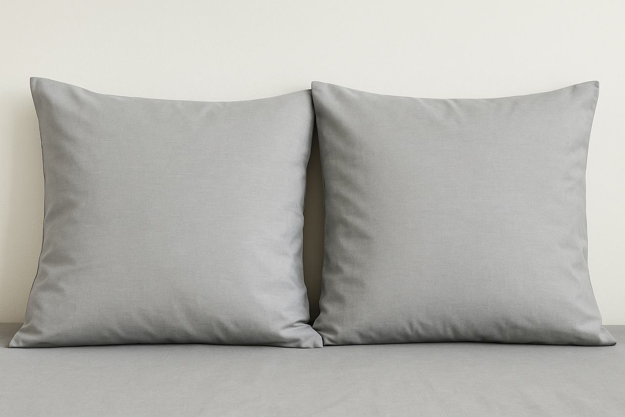 Наволочка (Бязь) "Сірий однотонний" | 50х70 від 2х шт., фото 1