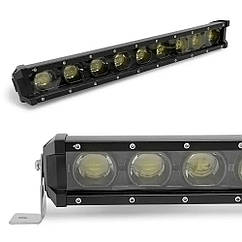 Світлодіодна LED балка Q5 108W Bi ближній + дальній W/Y 470x75x60 LEADER фара люстра на авто