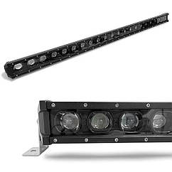 Світлодіодна LED балка Q5 288W Bi ближній + дальній W/W 1154x60x65 LEADER фара люстра на авто