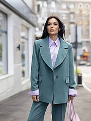 Модний стильний жіночий піджак оверсайз Сабріна тм Leo Pride Розміри 40 — 50 48