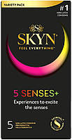 Набір презервативів SKYN 5 Senses 5 шт