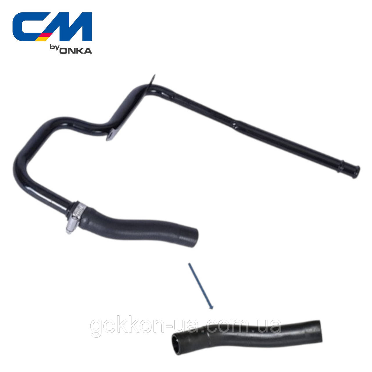 Патрубок обігрівача FORD CONNECT/FOCUS 1998-2013 [Onka Automotive] 7T1618K580AA, CM 30338