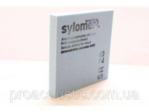 Матеріал для вібропоглинання Sylomer SR 28 синій, фото 1