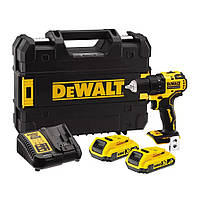 Шуруповерт DeWALT XR Li-Ion 18 В, 65 Нм, 2 АКБ + ЗП, кейс (DCD708D2T)