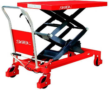 Стіл підйомний гідравлічний Skiper SKTS 800 Profi навантаження 800кг висота підйому 150см стіл 122х61х6см
