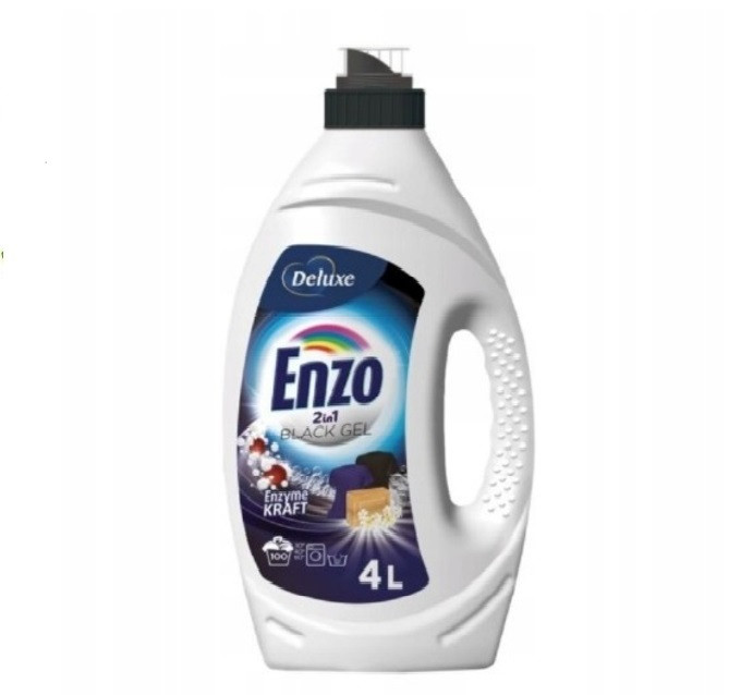 Гель для прання Deluxe Enzo 2 в1 Black 4 л 100 прань