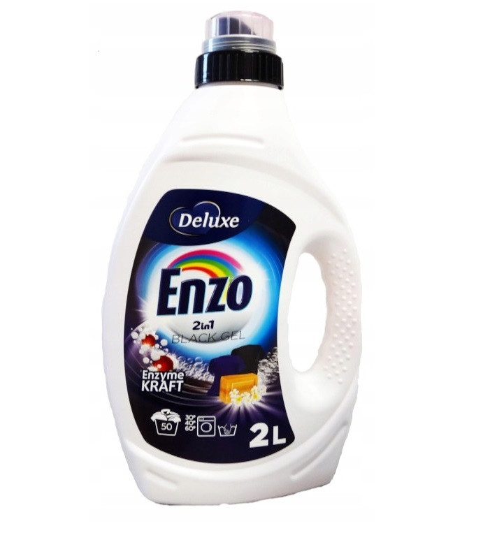 Гель для прання Deluxe Enzo 2 в 1 Black 2 л 50 прань
