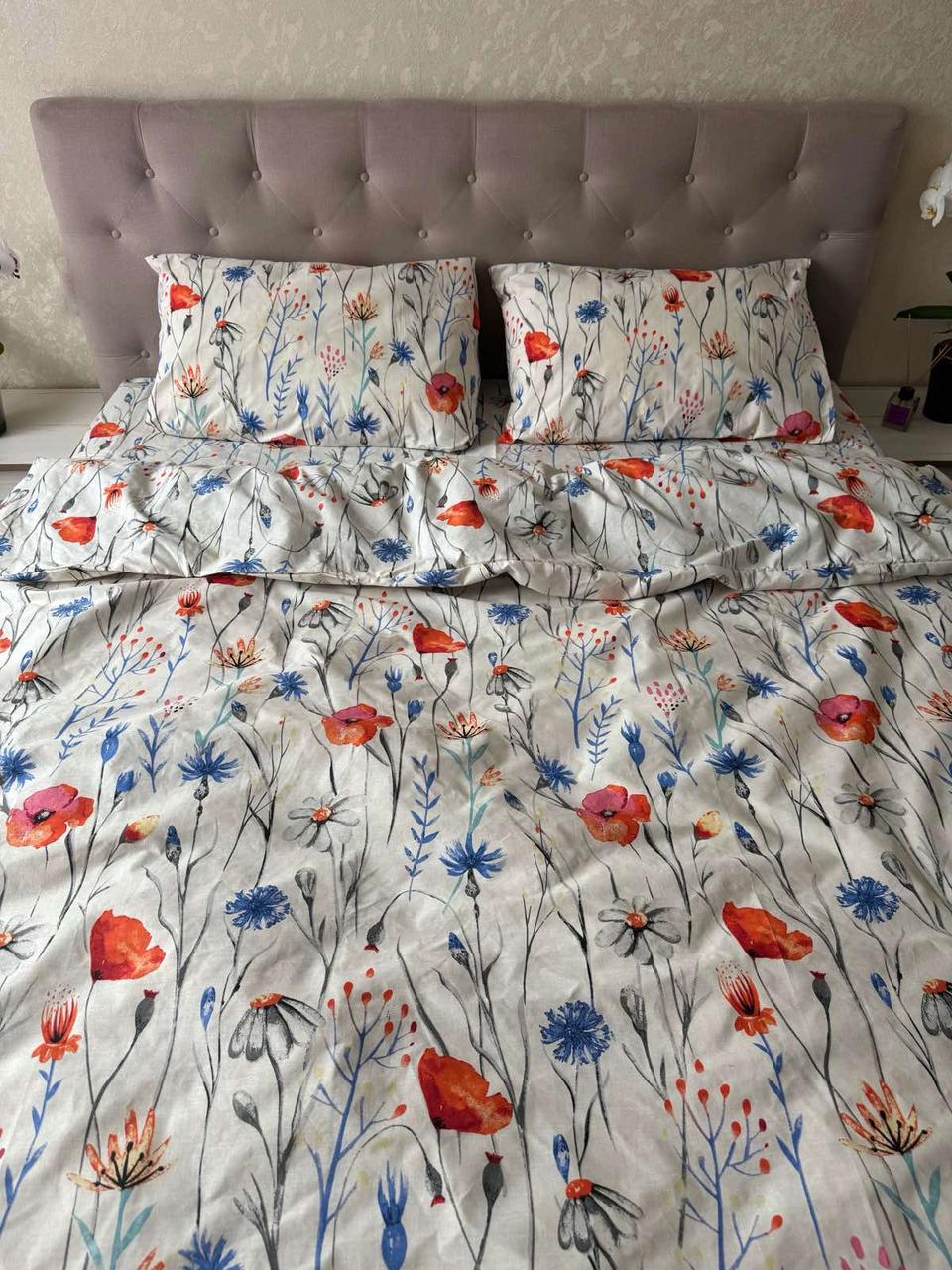 Постільна білизна бязь Польові квіти, фото 1