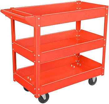 Візок вантажний Tolsen універсальний, 84х41х78см, 3 рівня, на колесках