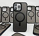 Чохол Magsafe на iPhone 14 PRO чехол магсейф чохол для айфон 14 про чорний магнітний black matte - фото 4 - id-p2188646898