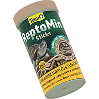 Сухий корм для водоплавних черепах Tetra в паличках «ReptoMin» 250 мл