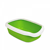 Туалет Природа «Comfort L» для кошек, 41х30х13,5 см (зеленый)