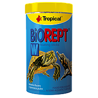 Сухий корм для водоплавних черепах Tropical в паличках «Biorept W» 500 мл