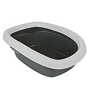 Туалет для кішок Trixie з бортиком «Carlo» 31 x 14 x 43 см (пластик)
