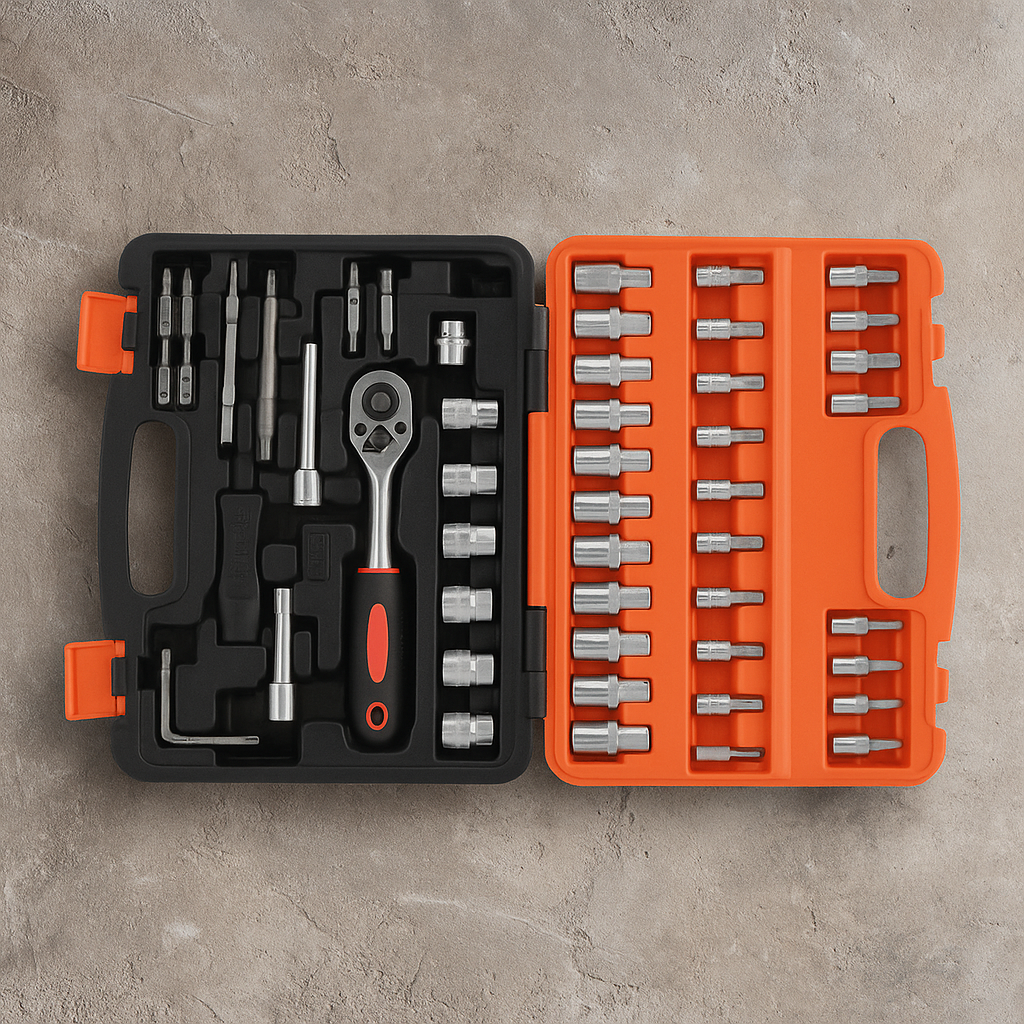 Набір інструментів у кейсі – 53 предмети для дому, авто та майстерні, фото 1