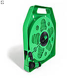 Поливальний шланг у котушці BSM 20м – для саду, авто, прибирання | Гнучкий та міцний, фото 6