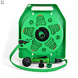 Поливальний шланг у котушці BSM 20м – для саду, авто, прибирання | Гнучкий та міцний, фото 9