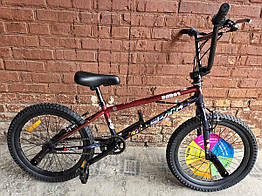 Велосипед трюковий 20 SPARK BMX BS201 рама HI-TEN, червоний