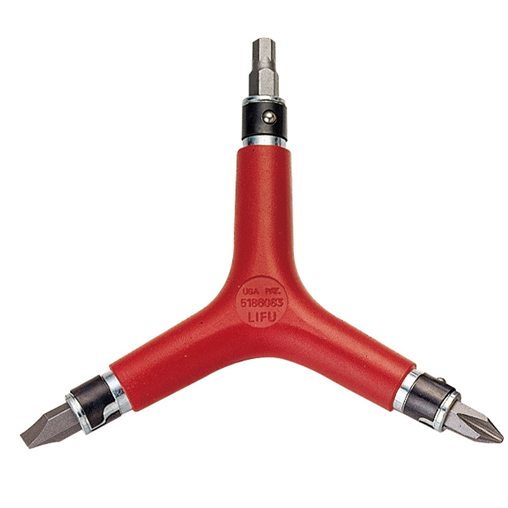 Ключ велосипедний IceToolz 74A1 Y-подібний, шестигранники 3/4/5/6 мм, +/- викрутки