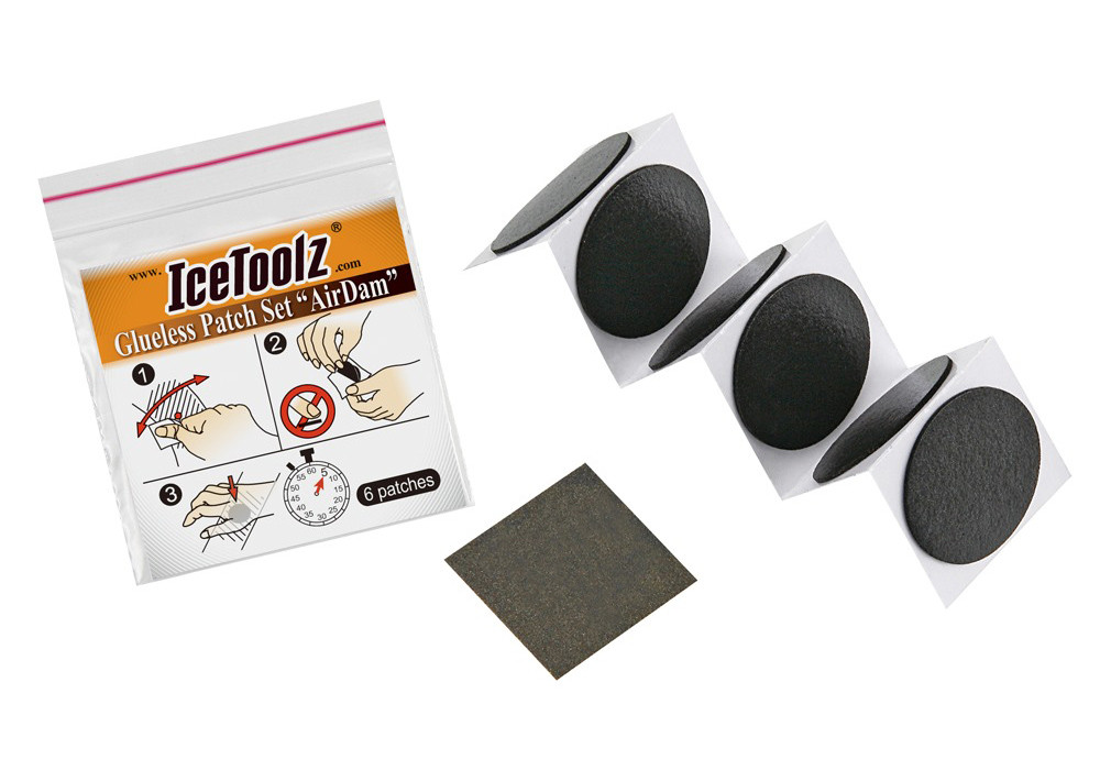 Набір латок IceToolz 56E6 AirDam, комплект 6 штук, безклейові